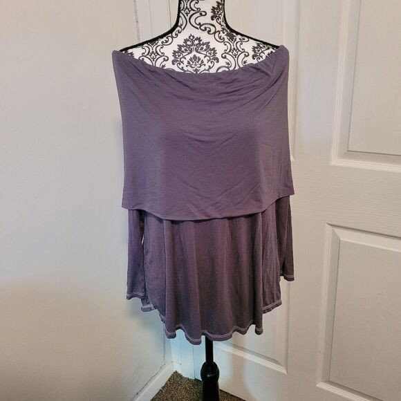 NWT Kori America off shoulder long sleeve shirt - Picture 1 of 5